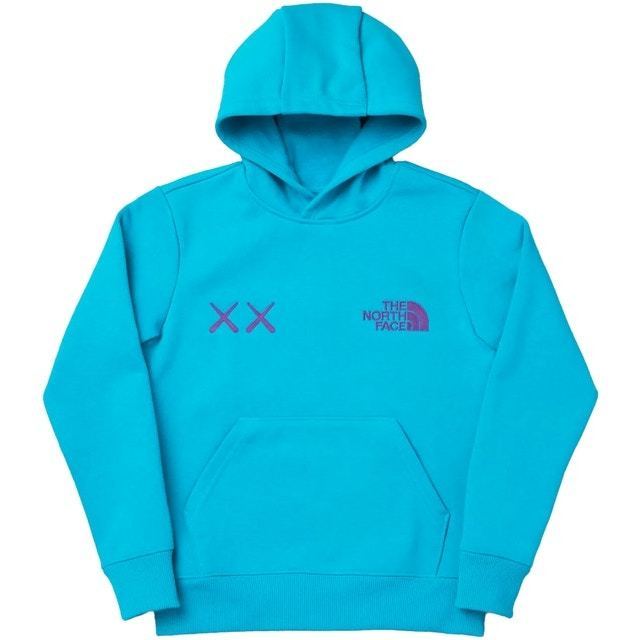 KAWS The North Face Hoodie Blue カウズ フーディ パーカー