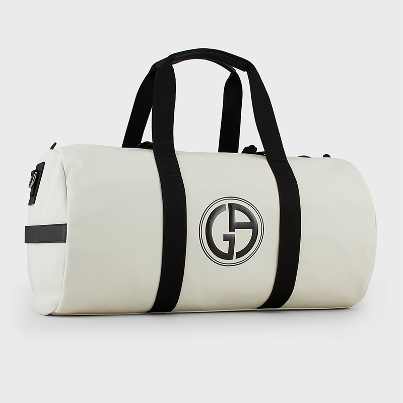 GIORGIO ARMANI ショルダーバッグ ◆GIORGIO ARMANI 21SS◆マキシロゴ レザー スポーツバッグ◆(2)