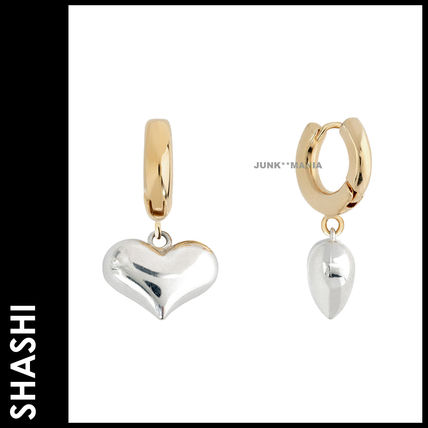 シルバー（銀色）系 Shashi(シャシ) ピアス(レディース) - 海外