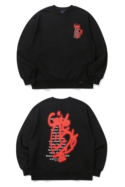 ROMANTIC CROWN スウェット・トレーナー ROMANTIC CROWN★韓国大人気★GIVE LOVE SWEAT SHIRT(13)