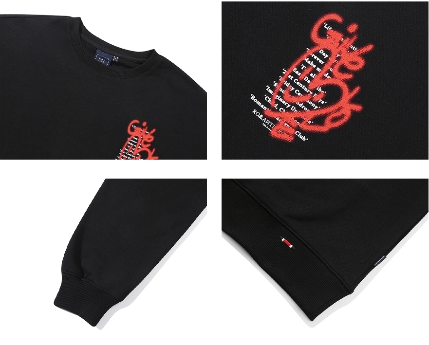 ROMANTIC CROWN スウェット・トレーナー ROMANTIC CROWN★韓国大人気★GIVE LOVE SWEAT SHIRT(14)