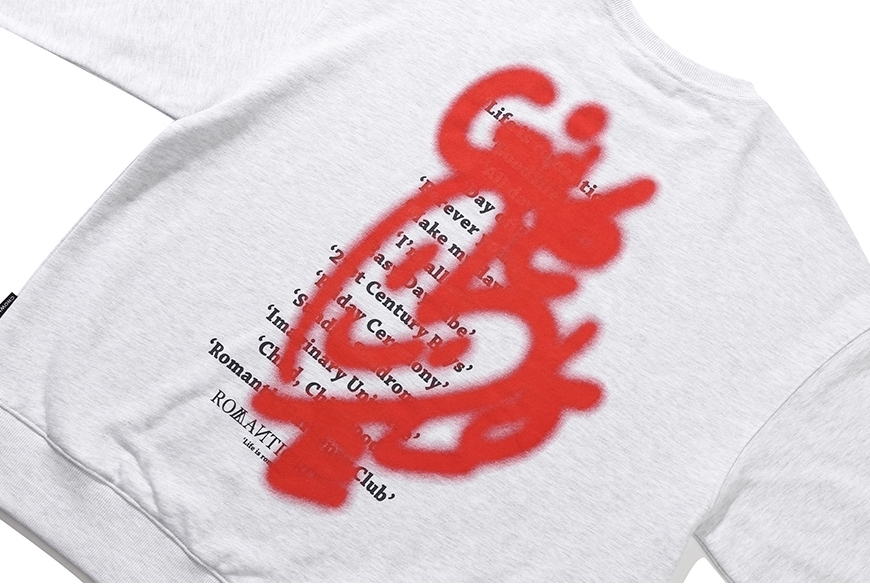ROMANTIC CROWN スウェット・トレーナー ROMANTIC CROWN★韓国大人気★GIVE LOVE SWEAT SHIRT(20)