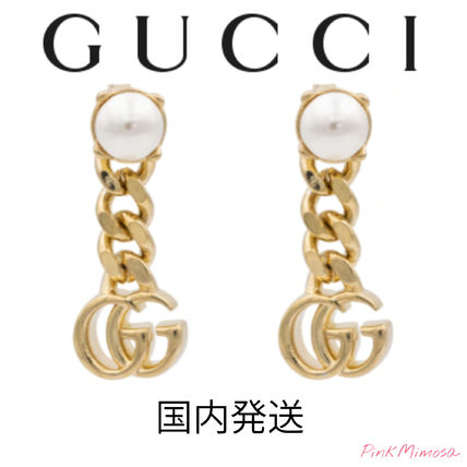 新品 GUCCI グッチ マーモント ダブルジー ダブルG シングルピアス