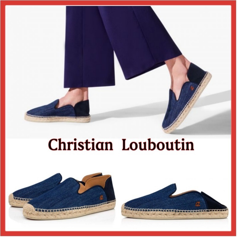 【クリスチャンルブタン】 Espadon シューズ デニム クロスタ スニーカー 【クリスチャンルブタン】 Espadon シューズ デニム クロスタ スニーカー