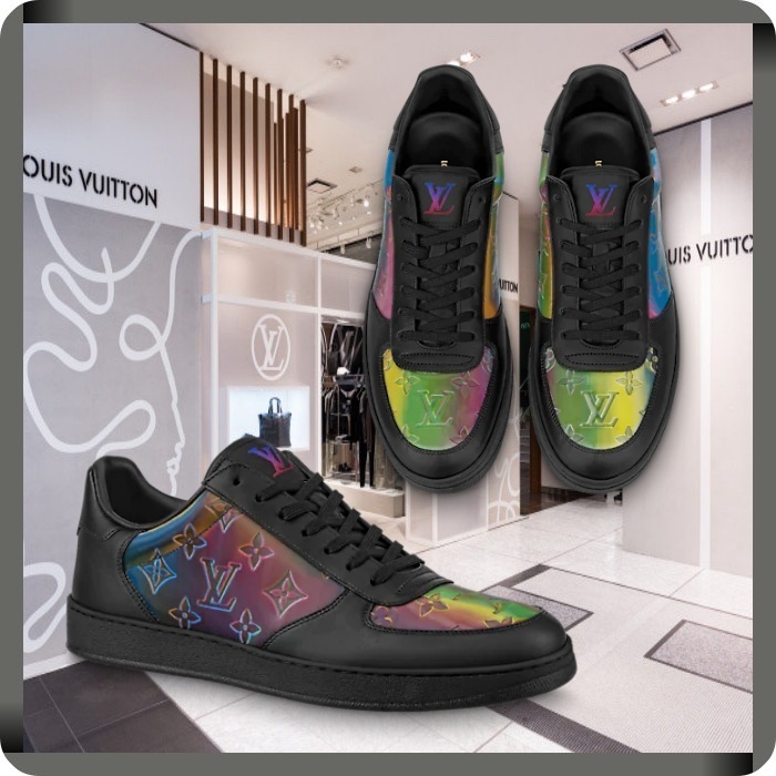 Louis Vuitton ドレスシューズ・革靴・ビジネスシューズ 大人気★Louis Vuitton★リヴォリ・ライン スニーカー(2)