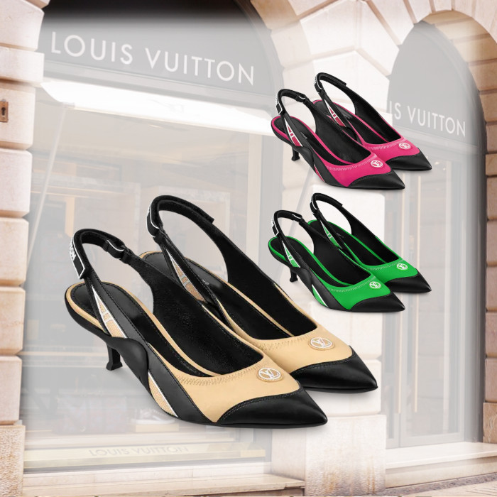 直販卸売 Louis Vuitton アークライト・ライン パンプス ベージュ ARで