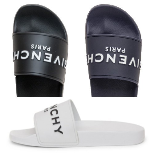 【GIVENCHY】ロゴ ラバー フラットサンダル