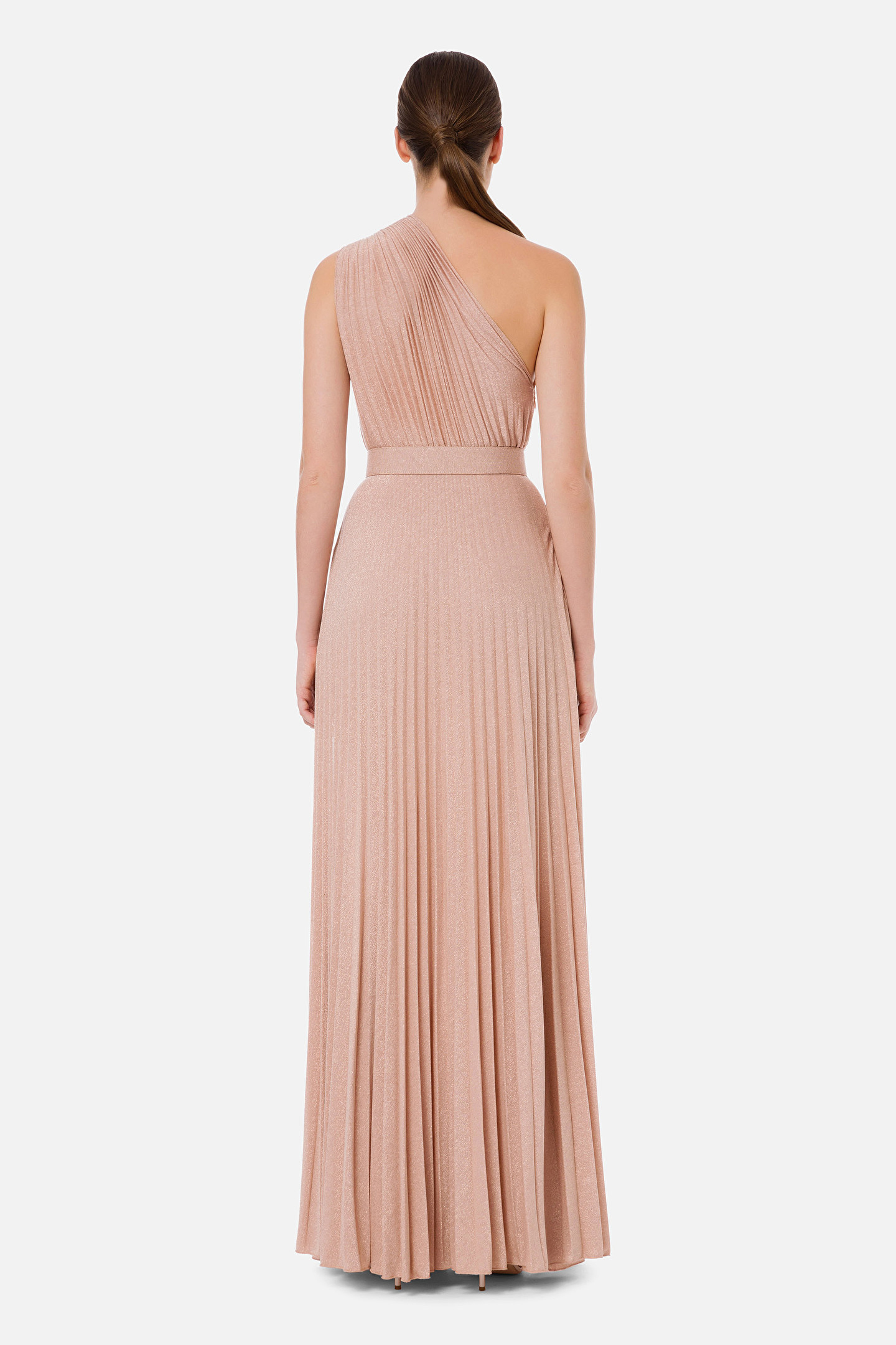 ELISABETTA FRANCHI ワンピース 【Elisabetta Franchi】プリーツ ワンショルダー ワンピース(8)