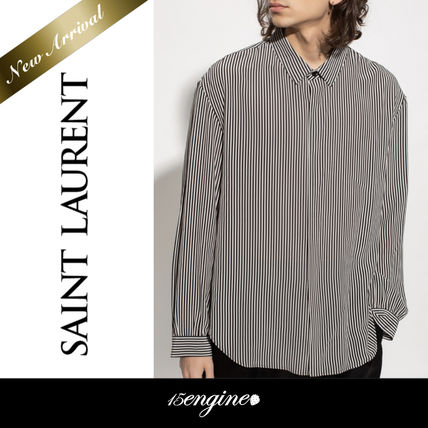 ストライプ Saint Laurent x シャツ(メンズ)|新作を海外通販【BUYMA】