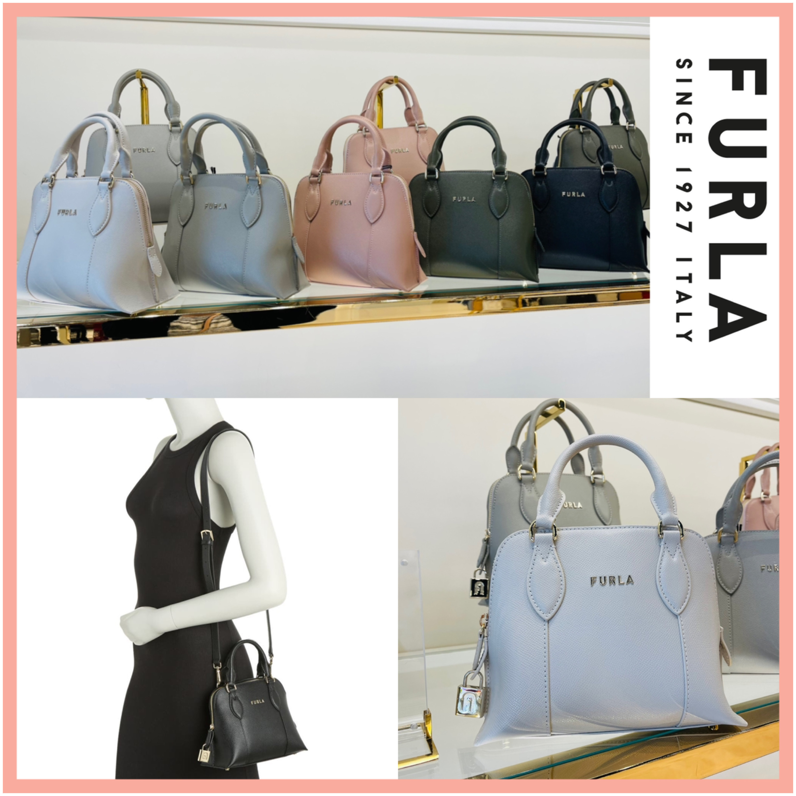 【美品】FURLA　フルラ　クラブミニ　ショルダーバッグ　2way