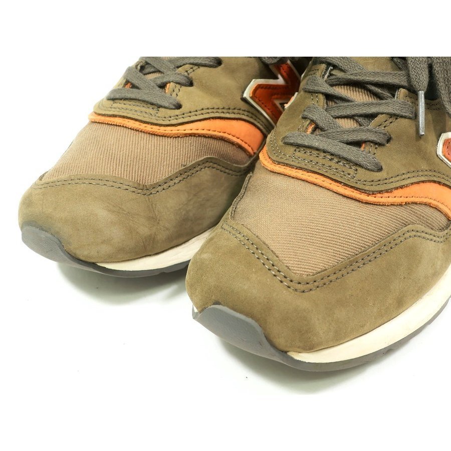 New balance ☆ made in USA M997DCS オリーブ×オレンジ 口コミ・レビュー|New balance ☆ made in USA M997DCS