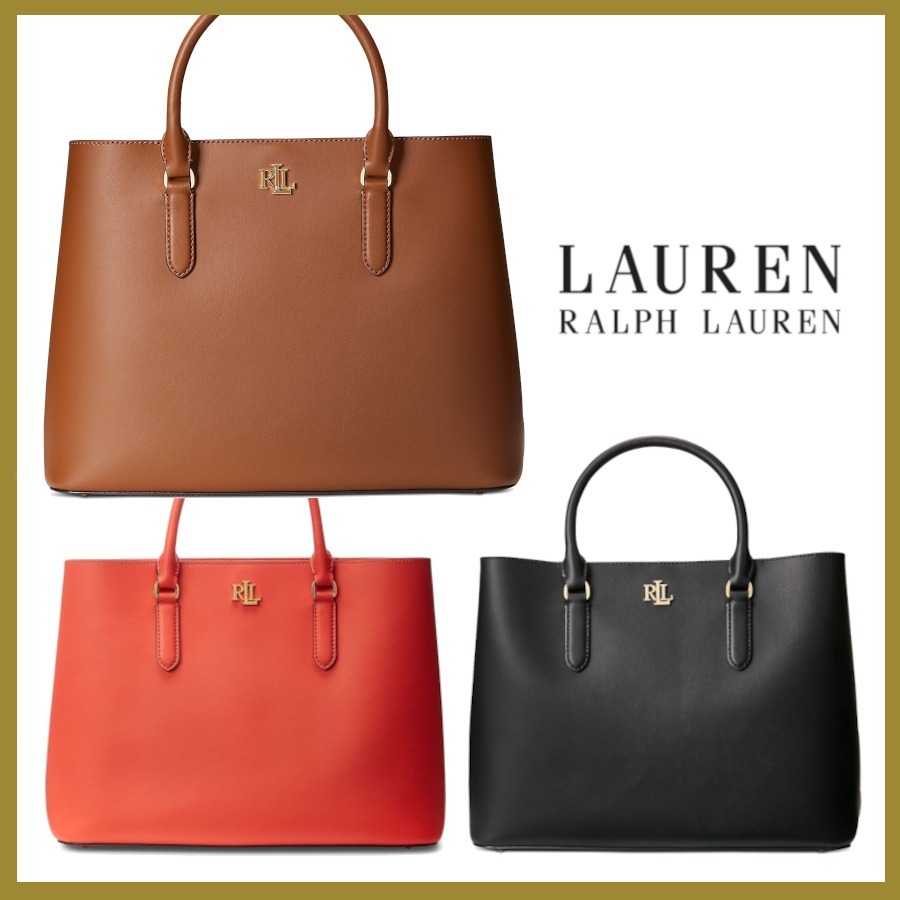 22SS【Lauren Ralph Lauren】ロゴ レザー トートバッグ 送関込 トートバッグ 22SS【Lauren Ralph Lauren】ロゴ レザー トートバッグ 送関込 トートバッグ
