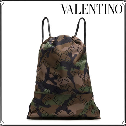 カモフラージュ(迷彩) VALENTINO x バックパック・リュック(メンズ 店舗・通販 【オカモト様専用 VLTNロゴパンツ カモフラージュ柄 】VALENTINO その他