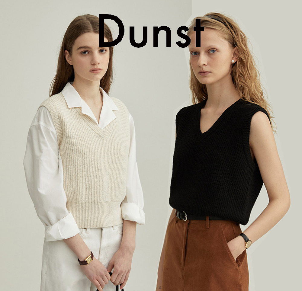 22新作★ダンスト ニットベストDUNST V-NECK BOUCLE KNIT VEST ベスト・ジレ 22新作★ダンスト ニットベストDUNST V-NECK BOUCLE KNIT VEST ベスト・ジレ