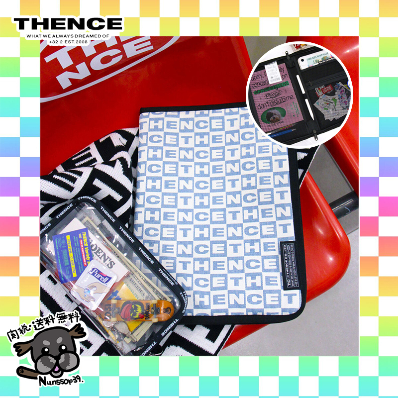 【THENCE】DENIM MULTI POUCH_CB LOGO