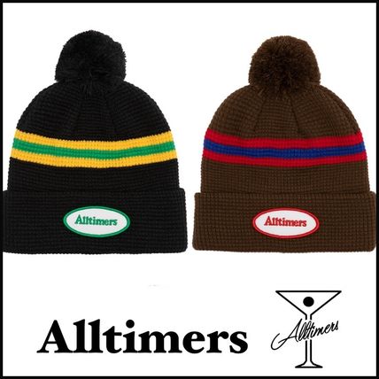 Alltimers ニットキャップ・ビーニー 送料・関税込み【Alltimers】タンクフル ストライプ ビーニー