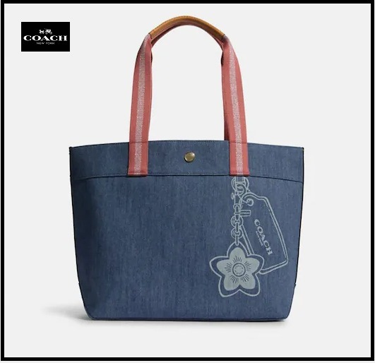 数量限定【COACH】レア★ デニム★Tote★日本未発売★送料無料!! トートバッグ 数量限定【COACH】レア★ デニム★Tote★日本未発売★送料無料!! トートバッグ