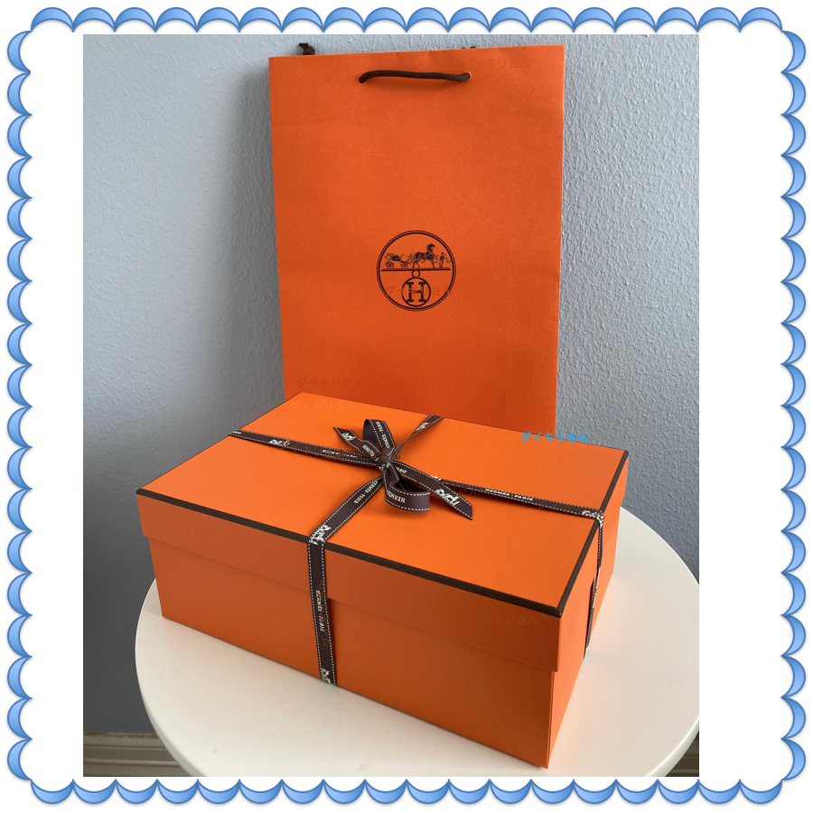 Hermes サンダル Eze 30 sandal コルク 厚底 直営店ラッピング 220327-3e.jpg