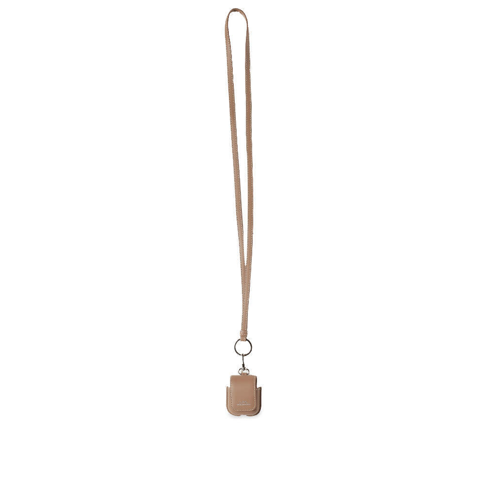 A.P.C. スマホケース・テックアクセサリーその他 【A.P.C.・送料込】ストラップ付き レザーAirpodsケース(5)