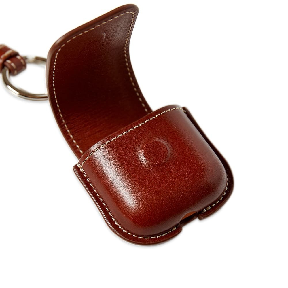 A.P.C. スマホケース・テックアクセサリーその他 【A.P.C.・送料込】ストラップ付き レザーAirpodsケース(7)