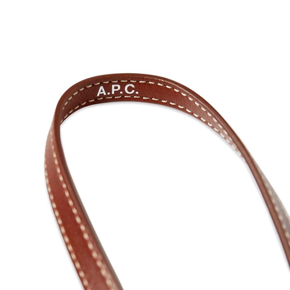 A.P.C. スマホケース・テックアクセサリーその他 【A.P.C.・送料込】ストラップ付き レザーAirpodsケース(9)