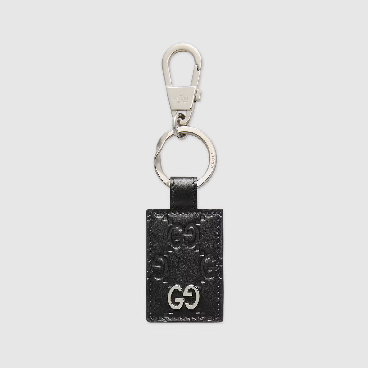 GUCCI キーケース・キーリング GUCCI☆キーリング キーホルダー レザー GGロゴ シグネチャー(2)