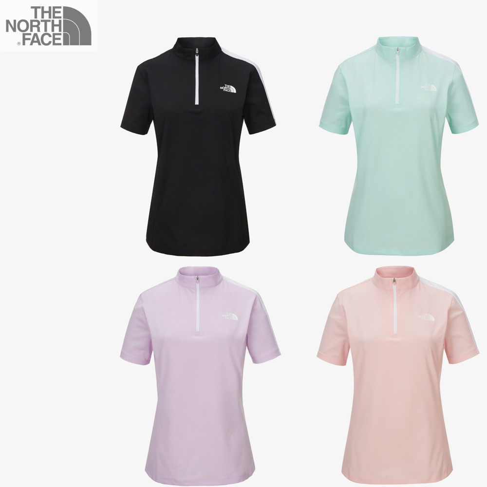 [THE NORTH FACE] W'S THINK GREEN S/S ZIP TEE ☆大人気☆