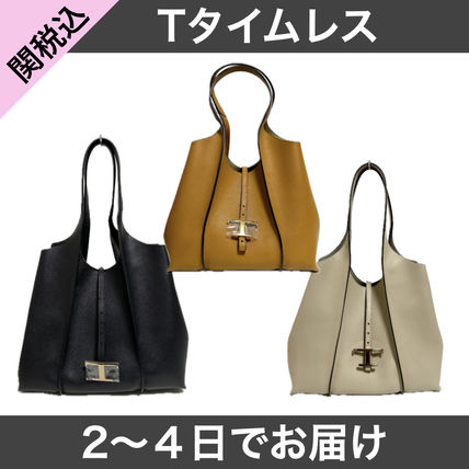 TOD'S Totes Plain Leather Totes