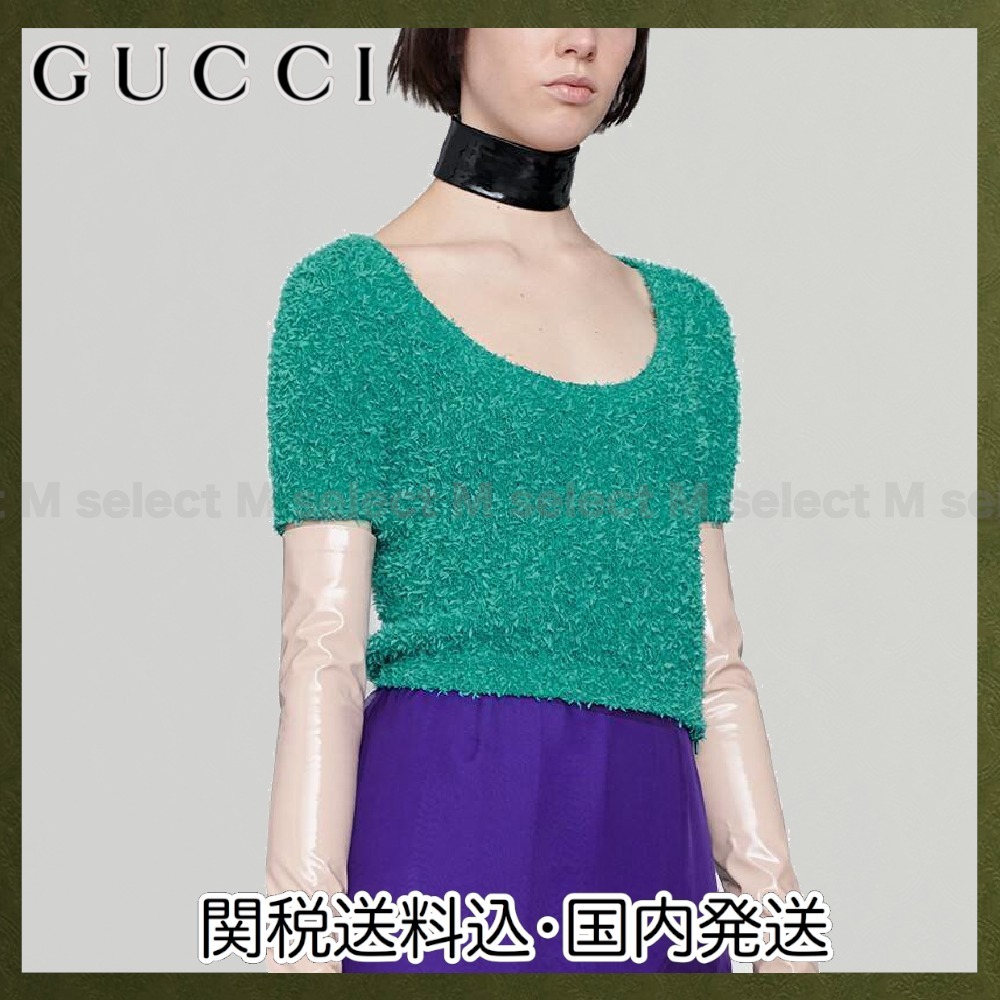 SALE★完売前に☆【GUCCI】COTTON BOUCLE TOP SALE★完売前に☆【GUCCI】COTTON BOUCLE TOP