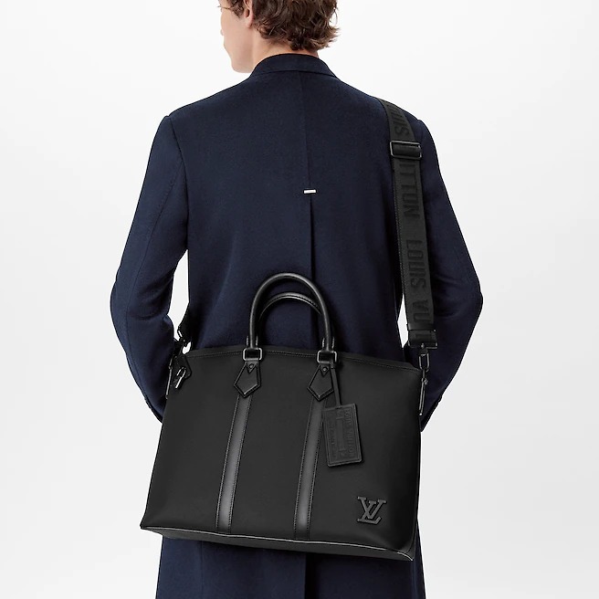 Louis Vuitton ビジネスバッグ・アタッシュケース 【LOUIS VUITTON】メンズロックイットトートショルダーハンド 黒(11)