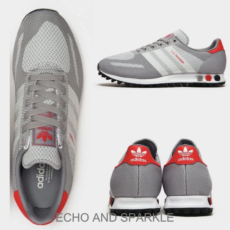 39 割引新作モデル 海外限定 Adidas Originals La Trainer Woven Grey 英国発 スニーカー 靴 ブーツ サンダル Fidec Nc