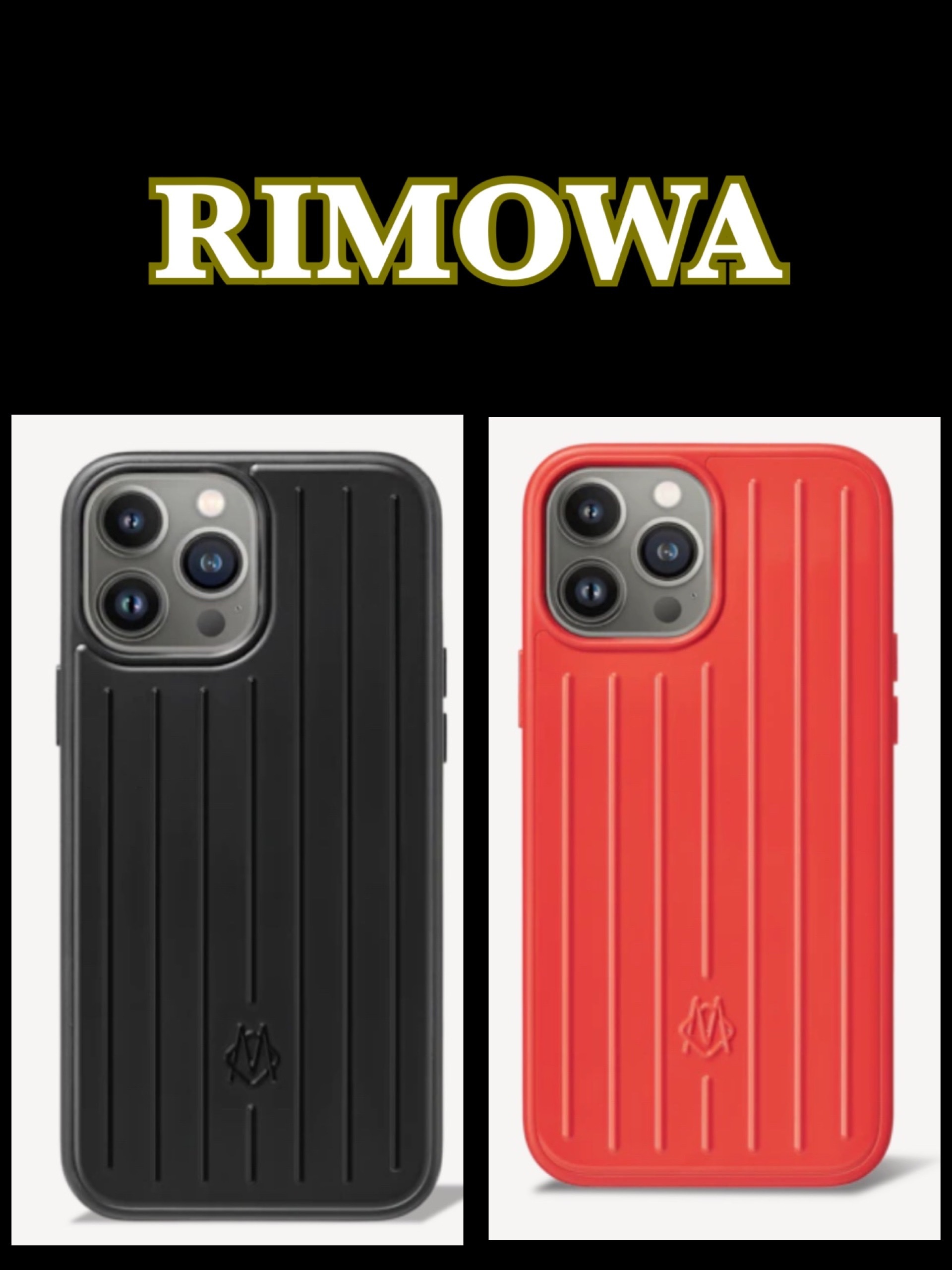RIMOWA iPhone 13 Pro iPhone 13 Pro Max Smart Phone Cases 即日配送 【RIMOWA】Iphone13Pro max iPhone用ケース