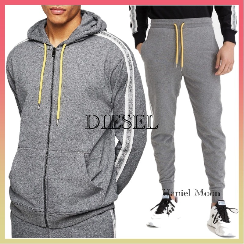 送料関税込*DIESEL*テープロゴ フーディー & ジョガーパンツ セットアップ 送料関税込*DIESEL*テープロゴ フーディー & ジョガーパンツ セットアップ