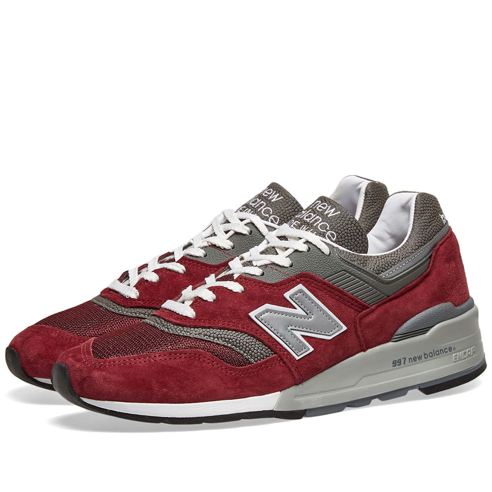 New balance ☆ made in USA M997BR バーガンディー×グレー