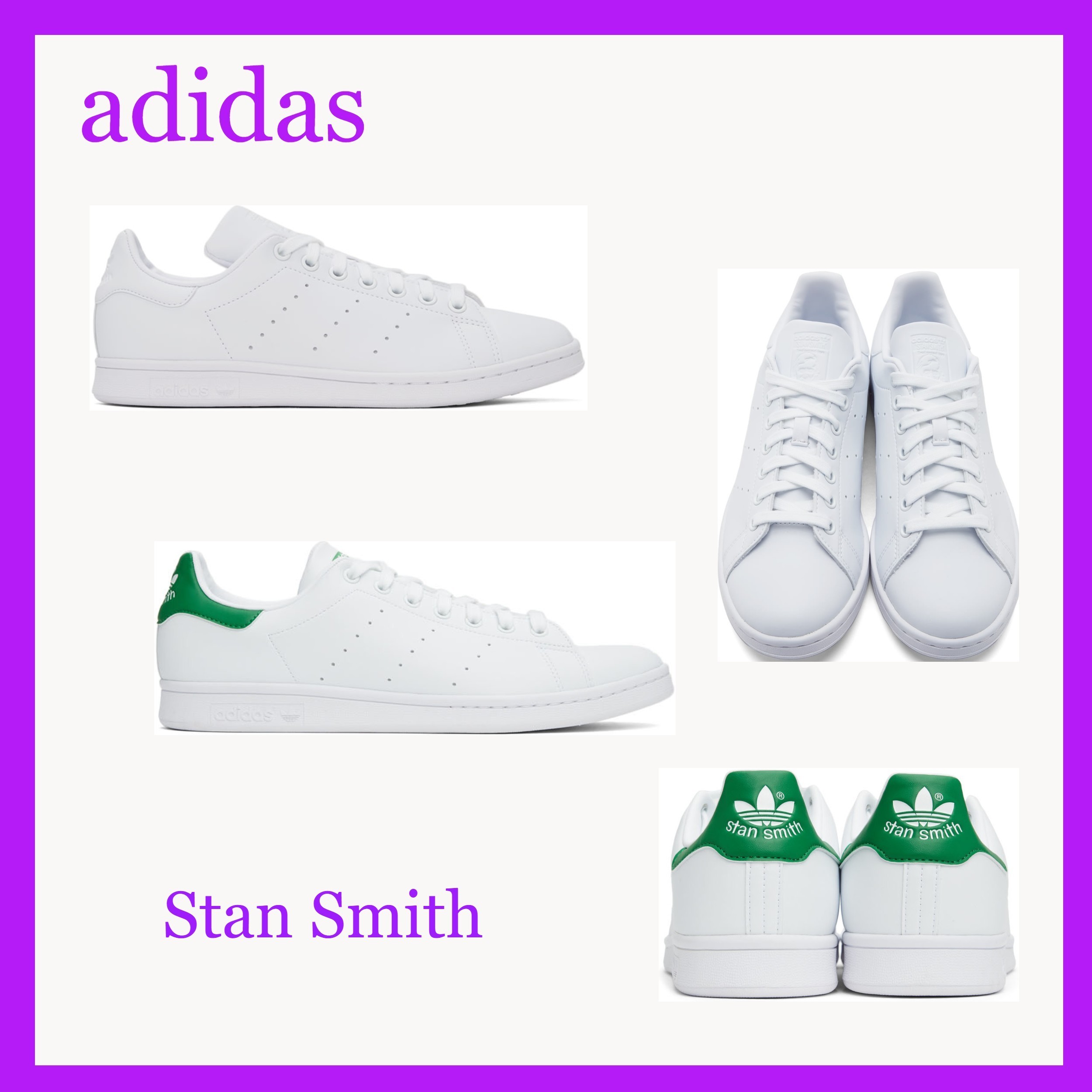 数量は多い & ★人気【adidas】ホワイト グリーン スニーカー Smith Stan スニーカー 数量は多い & ★人気【adidas】ホワイト グリーン スニーカー Smith Stan スニーカー