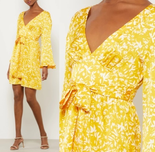 ☆BCBG MAXAZRIA ラッフルトリムワンピース☆