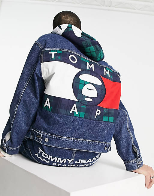 A BATHING APE デニムジャケット A Bathing Ape x Tommy Hilfigerコラボ デニムジャケット/送料込(4)