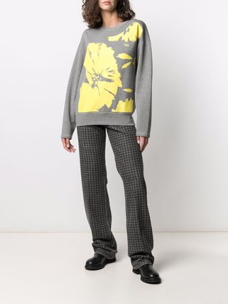 ニナリッチ NINA RICCI バイカラー フローラル スウェットシャツ 安い売品 ニナリッチ NINA スウェットシャツ フローラル バイカラー RICCI トレーナー/スウェット