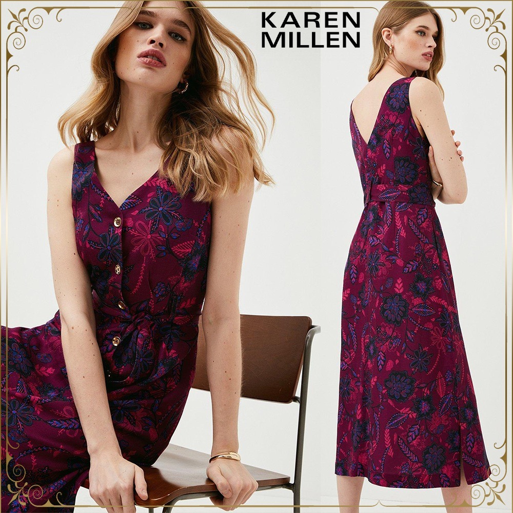 ホワイト系,S【5%OFF】karen millen♡新品・タグ付き ワンピース ...