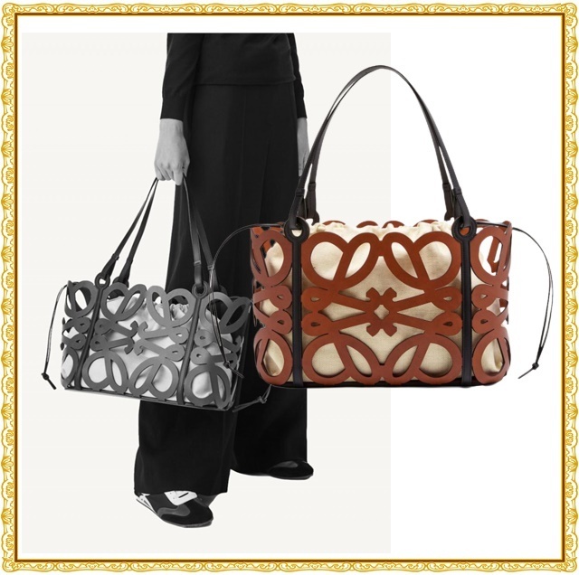 【関税送料込】Loewe Cabas Anagram medium tan トートバッグ