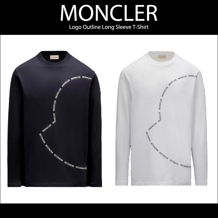 注目のブランド Moncler◆Logo T-Shirt◆長袖Tシャツ◆送込 Sleeve Long Outline Tシャツ・カットソー 注目のブランド Moncler◆Logo T-Shirt◆長袖Tシャツ◆送込 Sleeve Long Outline Tシャツ・カットソー