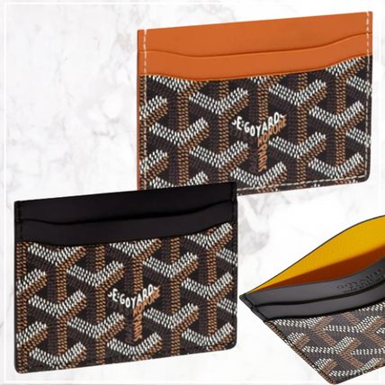 Goyard, Bags, Goyard Brown Saint Sulpice Goyardine Card Holder Black Gold  Wallet