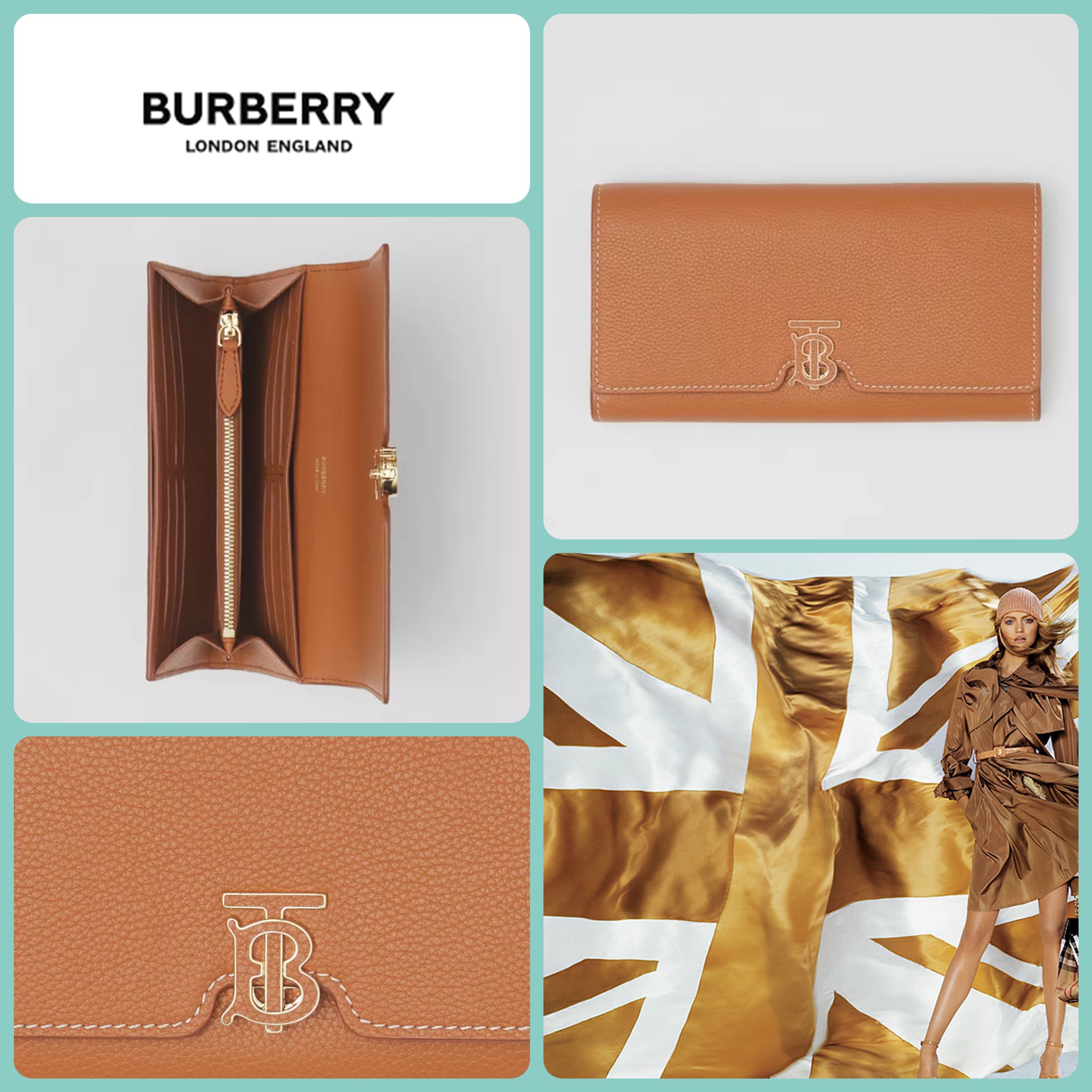 円高還元 ★BURBERRY★持つ喜び!モノグラム付きコンチネンタル長財布●茶 長財布 円高還元 ★BURBERRY★持つ喜び!モノグラム付きコンチネンタル長財布●茶 長財布