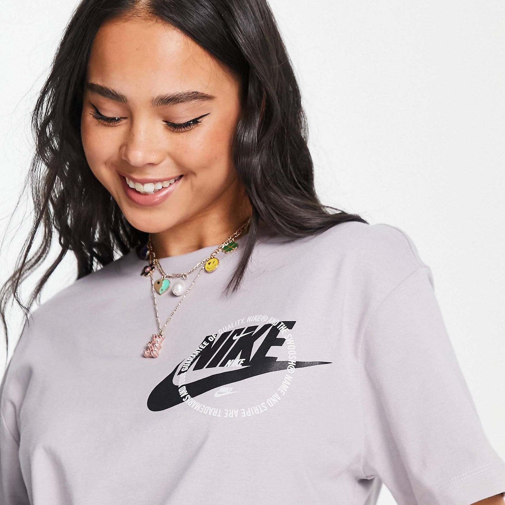Nike Tシャツ・カットソー 【ナイキ/NIKE】グラフィックロゴ boyfriend 半袖Tシャツ(3)