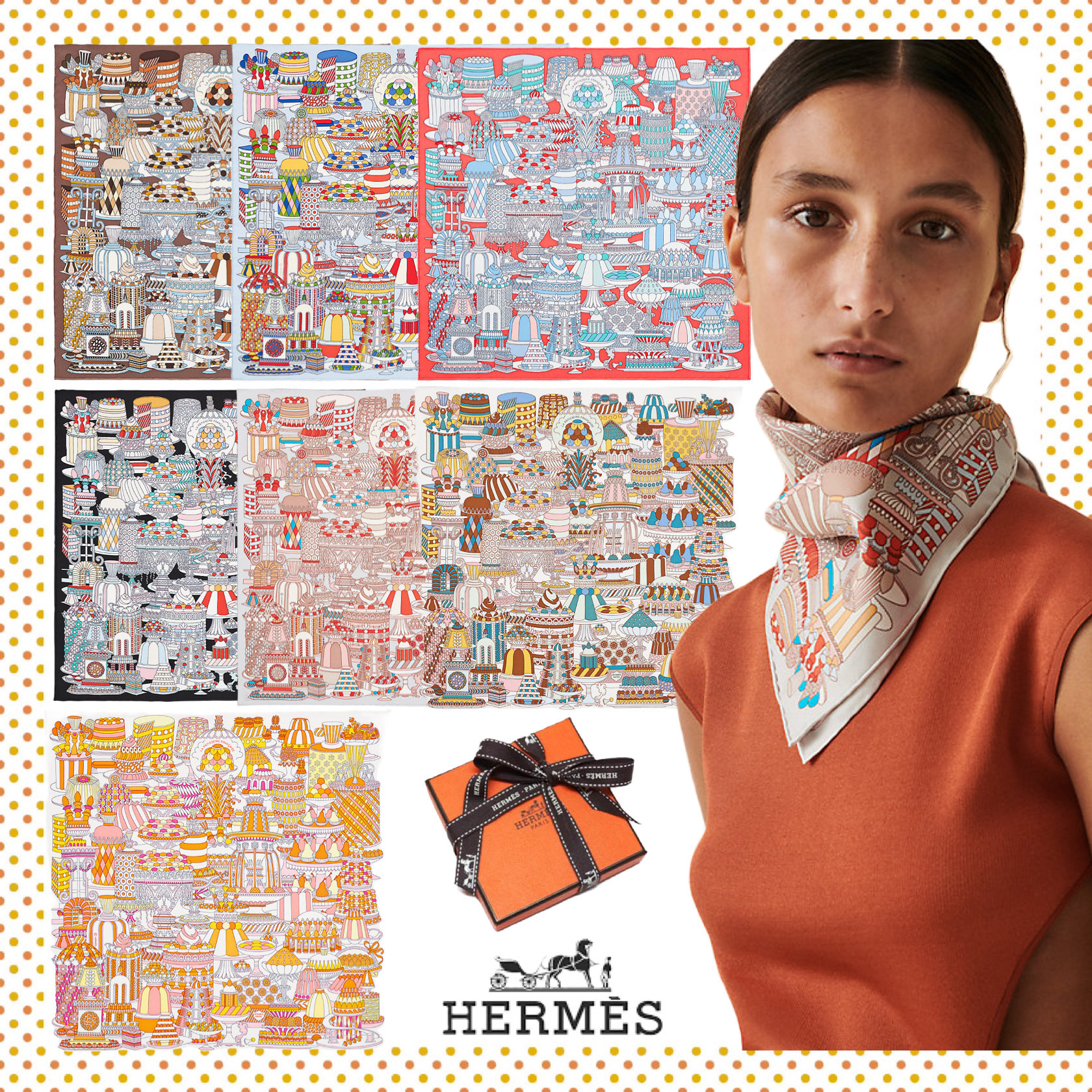 春夏新作 HERMES 存在感抜群♪美しいシルクスカーフ スカーフ 春夏新作 HERMES 存在感抜群♪美しいシルクスカーフ スカーフ