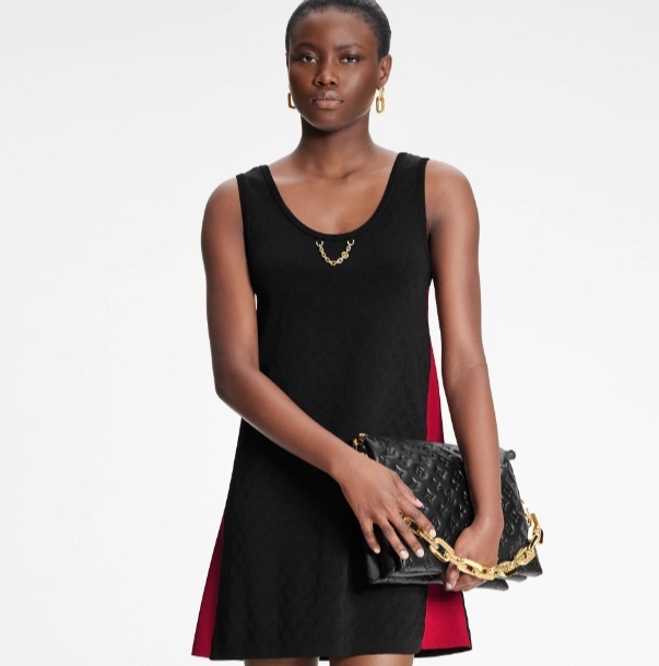 Louis Vuitton ワンピース Louis Vuitton ドレス《SPORTIVO》ブラック シルク 直営店(5)