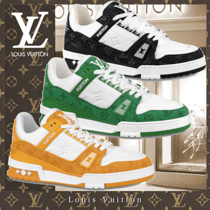 Louis Vuitton LV Trainer 2022 SS Monogram Unisex Blended Fabrics Street  Style Logo Sneakers (1A9JH2, 1A9JGZ / 1A9JH1, 1A9JGX / 1A9JGY, 1A9JGV /