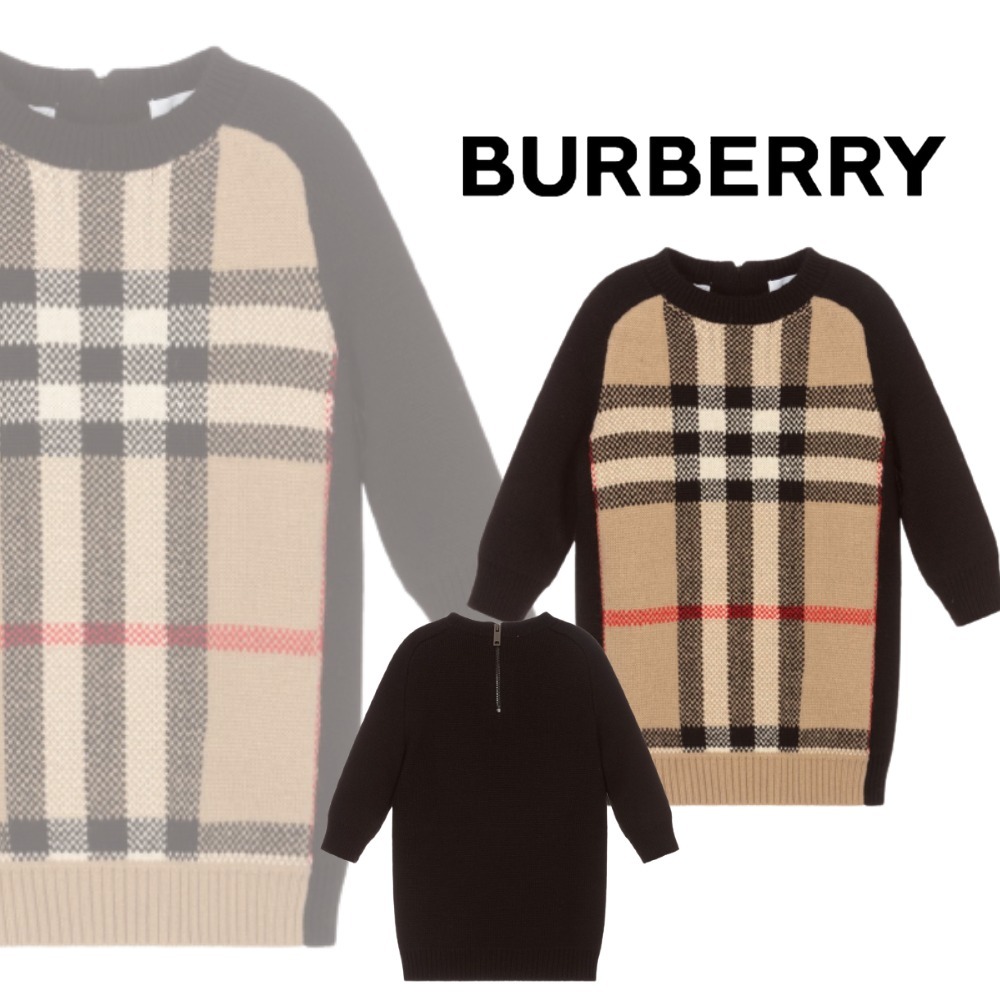美しい ☆在庫僅少☆【BURBERRY】カシミアベビーチェックドレス ベビーワンピース 美しい ☆在庫僅少☆【BURBERRY】カシミアベビーチェックドレス ベビーワンピース
