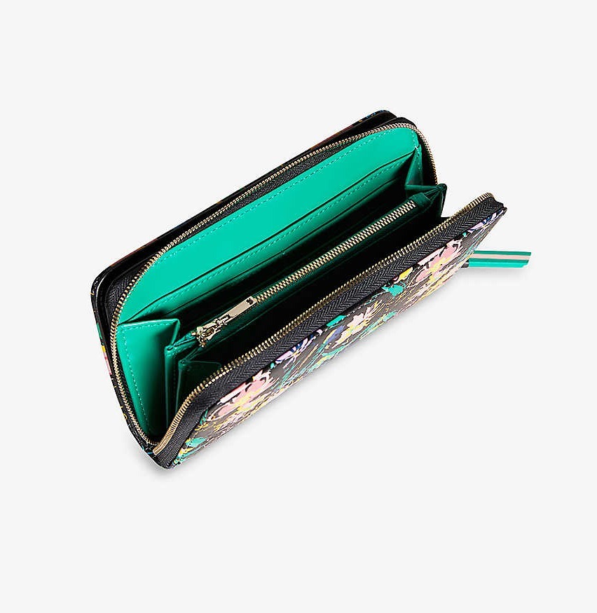 【TED BAKER】Flirty ラウンドジップ長財布《ブラック》