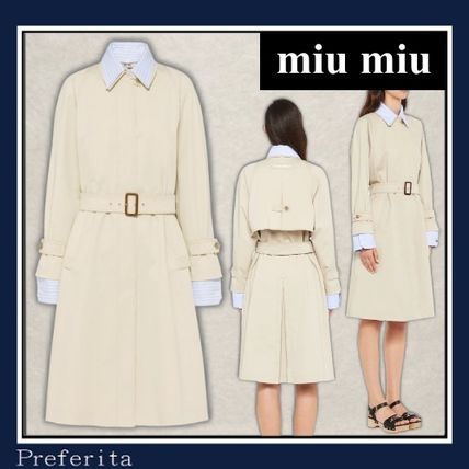 MiuMiu x トレンチコート(レディース) - 海外通販のBUYMA
